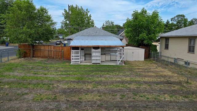 4028 N Post St, Spokane, WA 99205 - fenced backyard featuring a shed