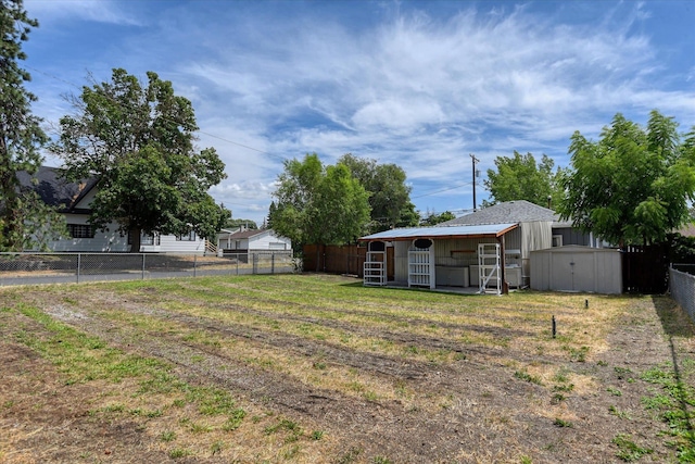 4028 N Post St, Spokane, WA 99205 - fenced backyard with a storage shed