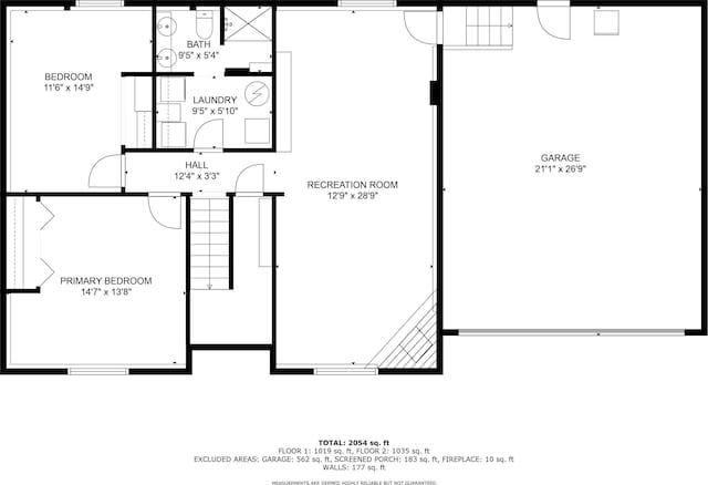18017 N Lidgerwood Ct, Colbert, WA 99005 - view of property floor plan
