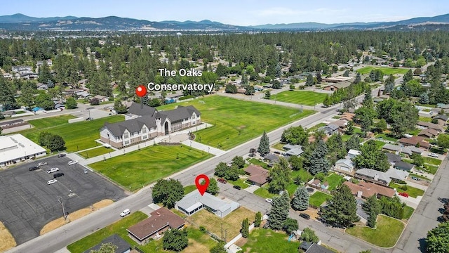 11622 E 24th Ave, Spokane Valley, WA 99206 - aerial perspective of suburban area featuring a mountain backdrop