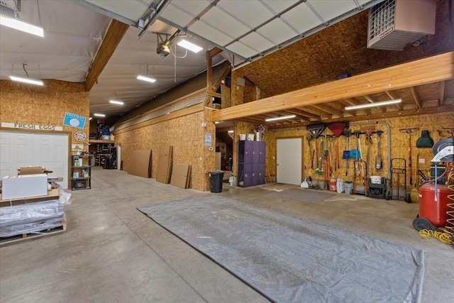 3222 S Conklin Rd, Greenacres, WA 99016 - garage with a heating unit