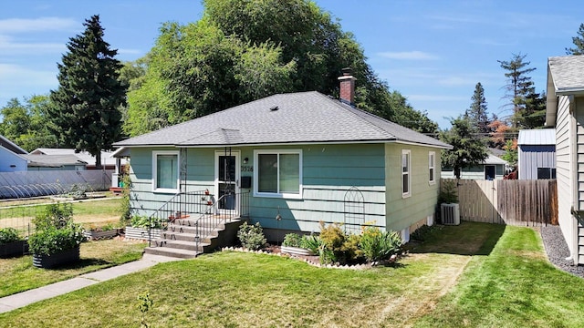 3526 W Hoffman Ave, Spokane, WA 99205 - bungalow-style home with roof with shingles and a chimney