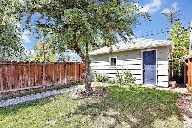 3526 W Hoffman Ave, Spokane, WA 99205 - fenced backyard featuring an outbuilding