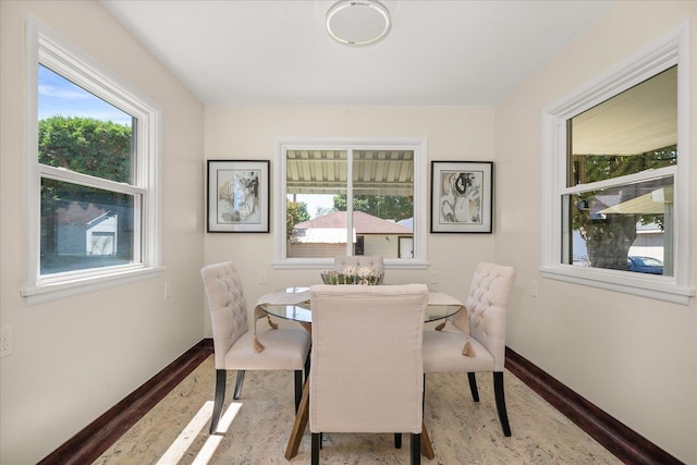 5327 N Jefferson St, Spokane, WA 99205 - dining area featuring wood finished floors and healthy amount of natural light