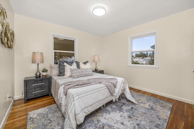 5327 N Jefferson St, Spokane, WA 99205 - bedroom featuring baseboards and wood finished floors