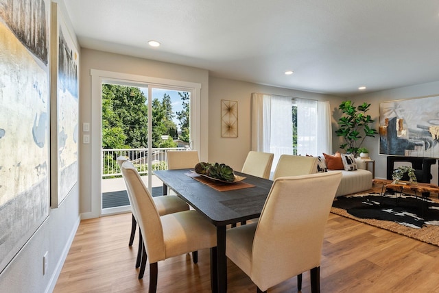 4017 E Pratt Ave, Spokane, WA 99204 - dining room featuring light wood-style floors and recessed lighting