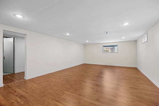 4335 W Excell Ave, Spokane, WA 99208 - unfurnished room with light wood-style flooring and recessed lighting