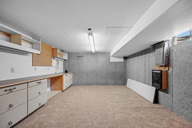 4335 W Excell Ave, Spokane, WA 99208 - finished basement with light carpet and electric panel