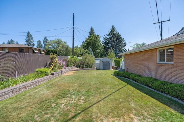 4335 W Excell Ave, Spokane, WA 99208 - view of yard with a storage unit