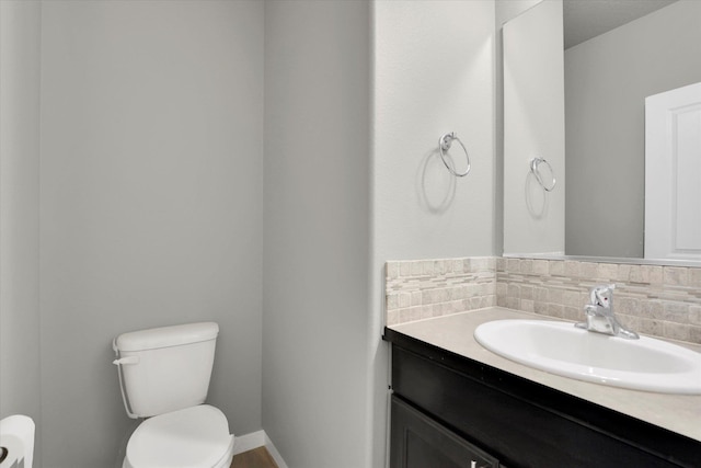 1119 S Soda Rd, Spokane, WA 99224 - bathroom featuring vanity and backsplash