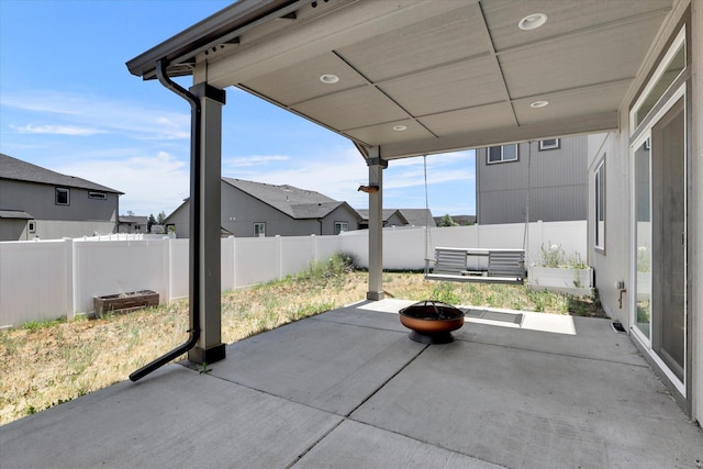 1119 S Soda Rd, Spokane, WA 99224 - fenced backyard featuring a patio