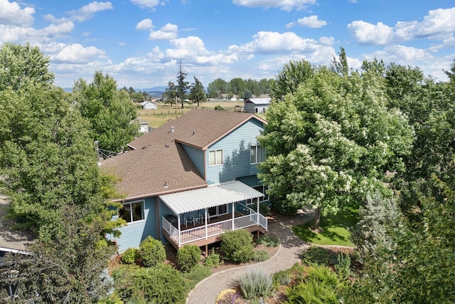 9617 N Northview Ln, Spokane, WA 99208 - aerial view of property and surrounding area
