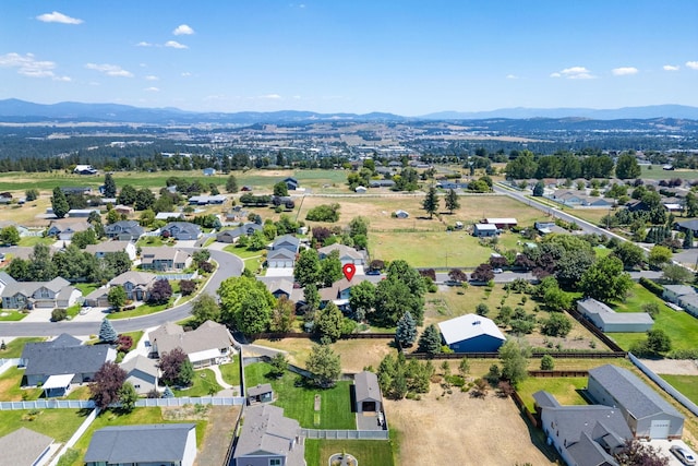 9617 N Northview Ln, Spokane, WA 99208 - aerial view of residential area with mountains