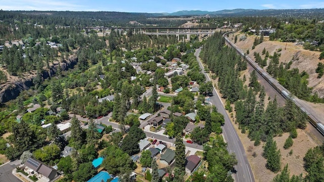 1937 W 15th Ave, Spokane, WA 99224 - aerial overview of property's location featuring a heavily wooded area
