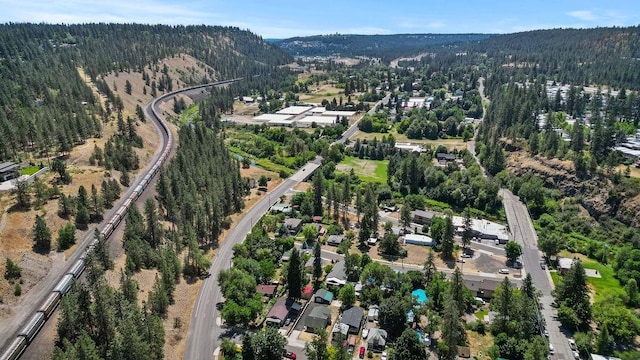 1937 W 15th Ave, Spokane, WA 99224 - aerial view of property's location with a heavily wooded area