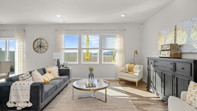 3745 S Keller Ln, Spokane Valley, WA 99206 - living room with light wood-style flooring and recessed lighting