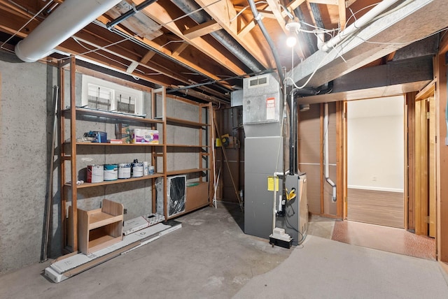 201 W Barnes Rd, Spokane, WA 99218 - unfinished below grade area featuring heating unit