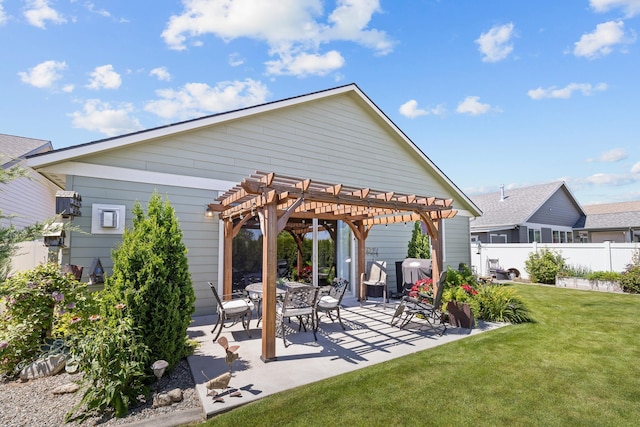 3316 N Coleman St, Post Falls, ID 83854 - view of patio featuring a pergola