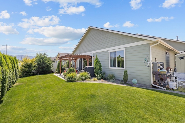 3316 N Coleman St, Post Falls, ID 83854 - view of property exterior with a pergola, a patio, and a fenced backyard