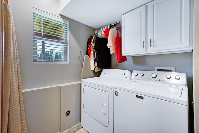 11606 E 8th Ave, Spokane Valley, WA 99206 - laundry area with washing machine and dryer and cabinet space