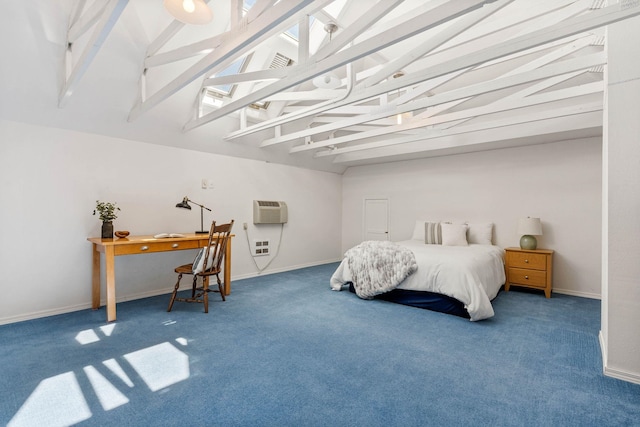 6204 E Custer Ln, Spokane, WA 99223 - bedroom featuring carpet and a wall unit AC