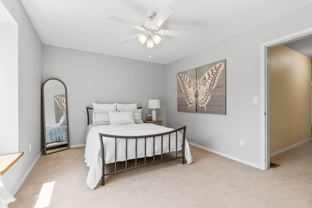 6204 E Custer Ln, Spokane, WA 99223 - bedroom with carpet and a ceiling fan