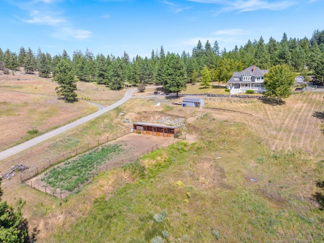 6204 E Custer Ln, Spokane, WA 99223 - aerial view of sparsely populated area