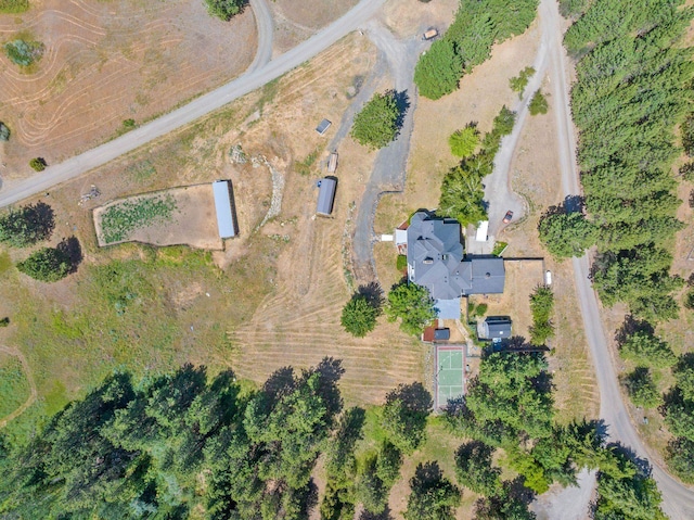 6204 E Custer Ln, Spokane, WA 99223 - aerial view of property's location with rural landscape