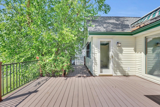 8722 E Boardwalk Ln, Spokane, WA 99212 - view of wooden terrace