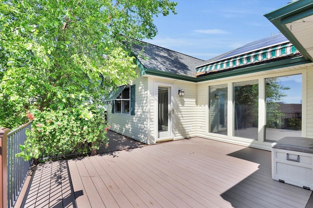 8722 E Boardwalk Ln, Spokane, WA 99212 - view of wooden deck