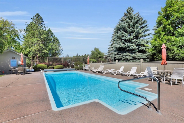 8722 E Boardwalk Ln, Spokane, WA 99212 - view of swimming pool featuring a patio