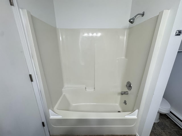 824-830 E N Ave, Spokane, WA 99207 - full bathroom with shower / tub combination and a baseboard heating unit