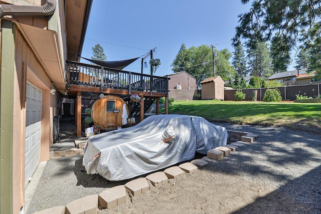 4232 E 10th Ave, Spokane, WA 99202 - view of yard with a shed and a deck