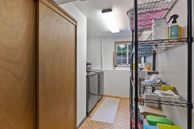 11919 S Player Dr, Spokane, WA 99223 - laundry area featuring washer and dryer and light floors