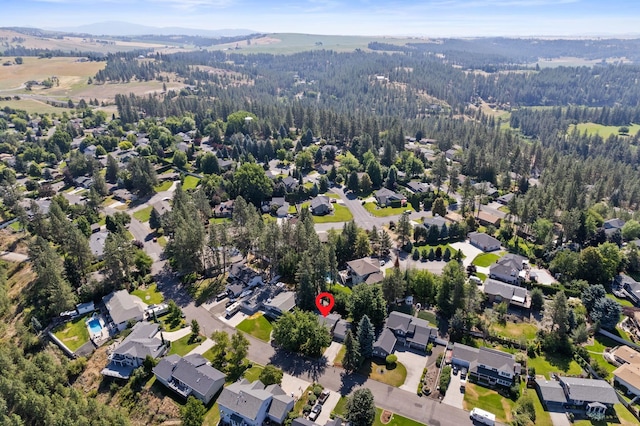 11919 S Player Dr, Spokane, WA 99223 - aerial view of property and surrounding area featuring nearby suburban area