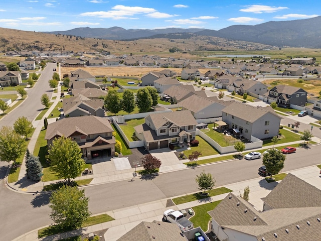 1115 S Mcmillan Rd, Spokane Valley, WA 99016 - aerial perspective of suburban area with mountains
