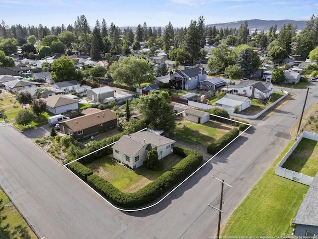7225 E 11th Ave, Spokane, WA 99212 - aerial view of residential area featuring a mountainous background