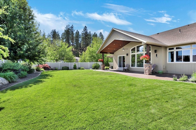 202 E Alexa Ct, Spokane, WA 99208 - view of yard featuring a patio