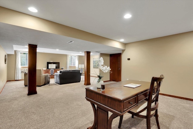 202 E Alexa Ct, Spokane, WA 99208 - office featuring light colored carpet and recessed lighting