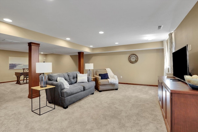 202 E Alexa Ct, Spokane, WA 99208 - living room with light carpet and recessed lighting