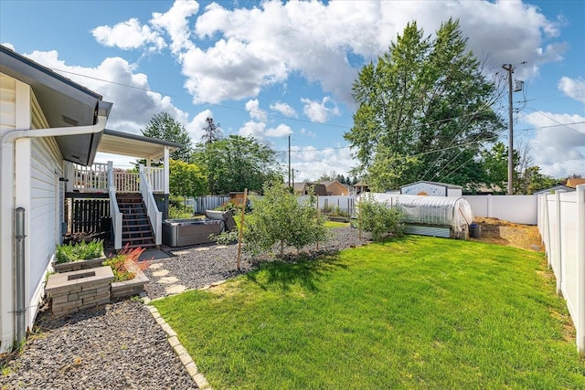 14020 S Sharp Ave, Spokane Valley, WA 99216 - fenced backyard with a garden