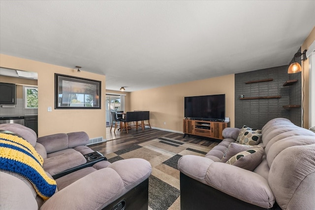 14020 S Sharp Ave, Spokane Valley, WA 99216 - living area with wood finished floors and plenty of natural light