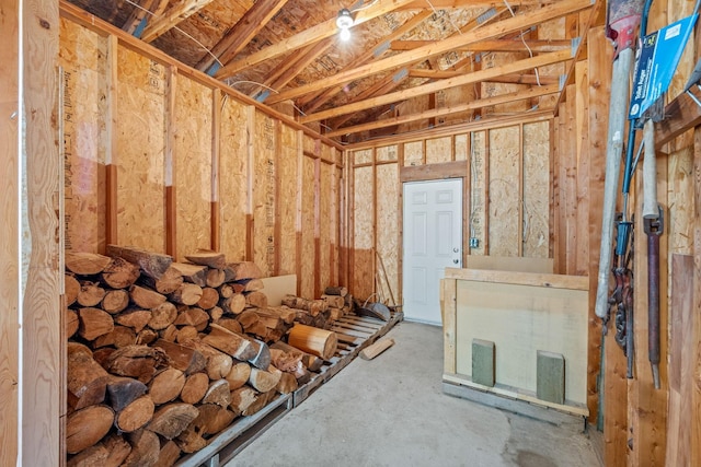 9801 Lakeshore Dr, Sagle, ID 83860 - misc room with unfinished concrete floors