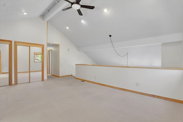 2714 E 11th Ave, Spokane, WA 99202 - bonus room with ceiling fan, carpet floors, and recessed lighting