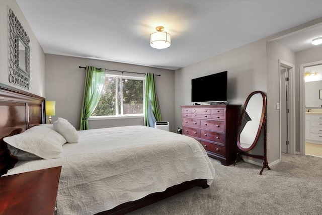 4116 S S Tenfel Ln, Spokane, WA 99223 - carpeted bedroom featuring ensuite bath and baseboards
