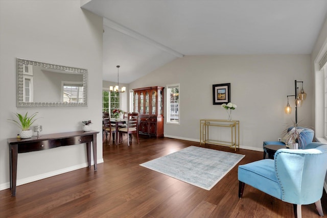 4116 S S Tenfel Ln, Spokane, WA 99223 - living room with a chandelier and wood finished floors