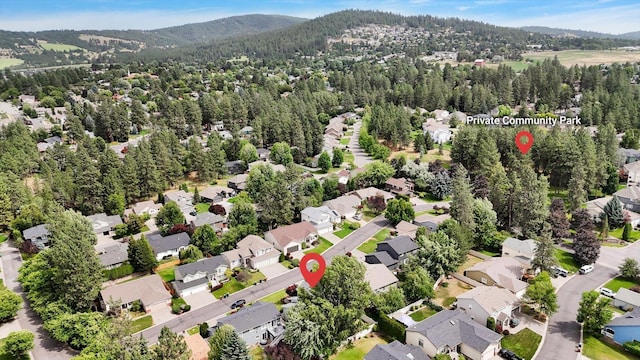 4116 S S Tenfel Ln, Spokane, WA 99223 - view of property location with a mountainous background and nearby suburban area