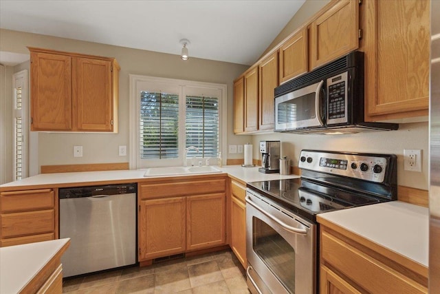 4211 S Greystone Ln Unit 4211, Spokane, WA 99223 - kitchen with stainless steel appliances and light countertops