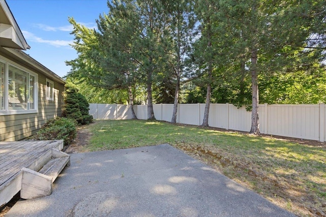 4211 S Greystone Ln Unit 4211, Spokane, WA 99223 - fenced backyard featuring a patio