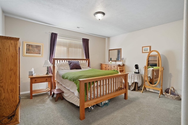 1636 E Vanetta Ln, Spokane, WA 99217 - bedroom with carpet floors and a textured ceiling
